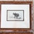 Art Deco Pair of antique engravings of Rhinoceroses signed Stewart and Lixars // set of two // custom framing // burlwood frames // collectible For Sale - Image 3 of 10
