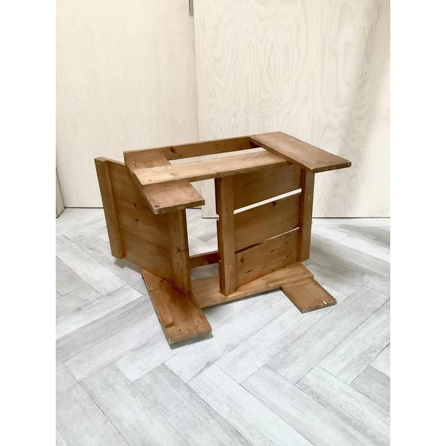 Goldenrod Crate Chair by Gerrit Thomas Rietveld, 1960s For Sale - Image 8 of 10