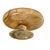 Mid-Century Modern Vintage Banded Onyx Pedestal Compote or Central Bowl For Sale - Image 3 of 7