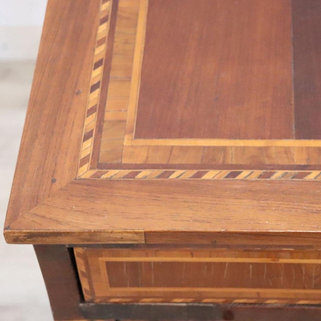 Antique Inlay Walnut Writing Desk, 1800s For Sale - Image 4 of 18