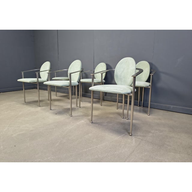 Vintage Dining Chairs from Belgo Chrom, 1980s, Set of 6, in Flawless conditions. Designed 1980 to 1989 I have official...