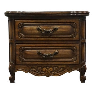 Hibriten Louis XVI French Style 30" Two Drawer Nightstand 784-205 For Sale