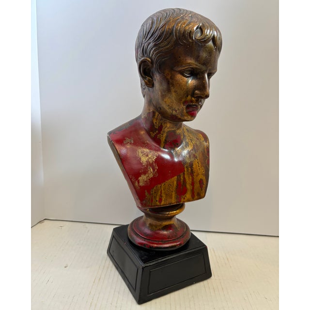 Antique Bust of Augustus For Sale - Image 14 of 15