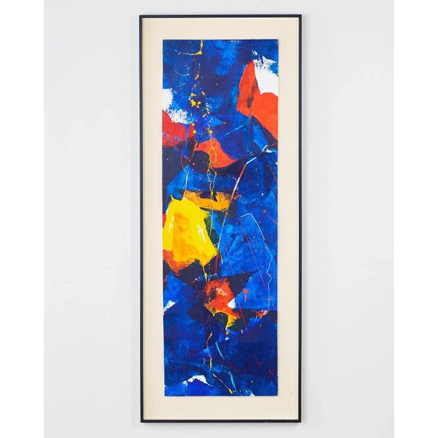 1990s Marguerite Saegesser Abstract Painting For Sale - Image 13 of 13