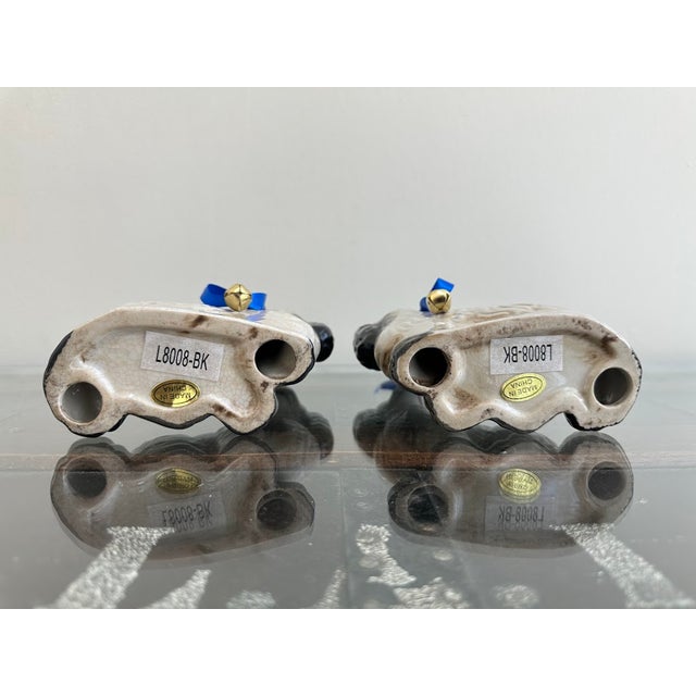 Pair of Vintage Staffordshire Style Dog Ornaments For Sale In Washington DC - Image 6 of 7