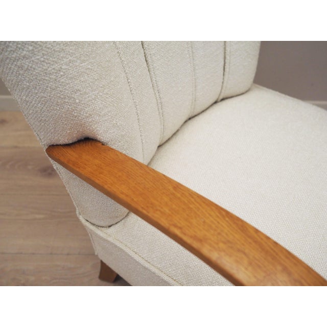 Vintage Art Deco Oak Chair, 1950s For Sale - Image 10 of 17