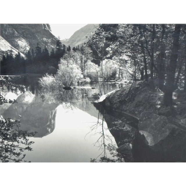 Realism Sierra Mountain Reflections - Black & White Landscape Photograph by Robert Werling For Sale - Image 3 of 4