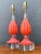 This striking set of vintage Italian table lamps exemplifies the celebrated artistry of Murano glassmaking. Each lamp...