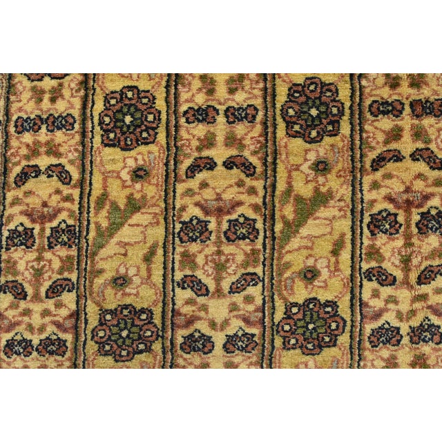 Gabbeh Rug 5’6” X 7’7” Beige Wool Vintage Traditional Hand-Knotted Carpet For Sale - Image 9 of 13
