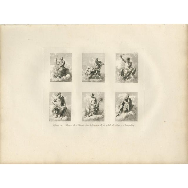 Louis-Pierre Baltard, Primaticcio Allegorical Figures, 1803, Engraving For Sale - Image 9 of 9