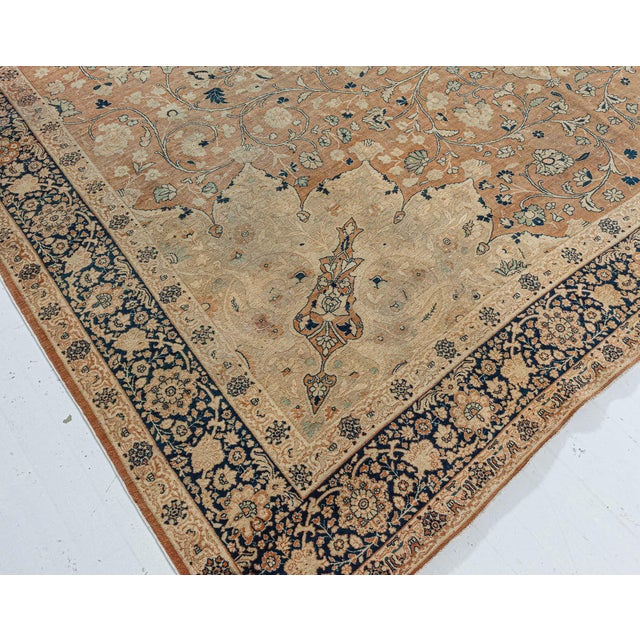 Persian Antique Persian Tabriz Rug For Sale - Image 3 of 8