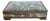 Vintage Taxco Mexico Brass & Abalone Shell Mosaic Jewelry Box, Mid-Century For Sale