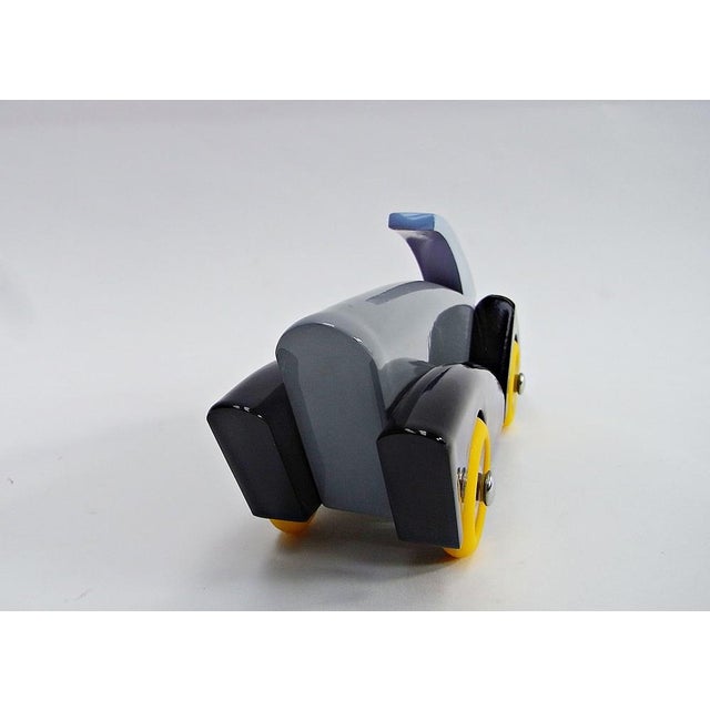 Abstract Model Car in Lacquered Wood from Vilac, France, 2010s For Sale - Image 3 of 10