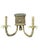 Vintage Faux Bamboo Tassel Pale Green Palm Leaf Raffia Shade 2 Arm Wall Sconce Lamp For Sale In West Palm - Image 6 of 10