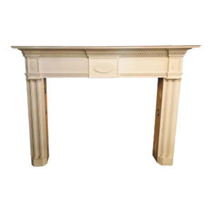 Monumental Hand Carved Neoclassical Fire Place Surrounds