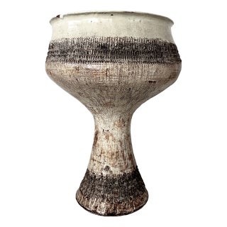 Vintage Ceramic Flowerpot by Magda Szemlér, 1970s For Sale