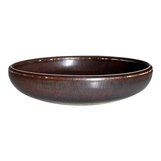 1950’s Carl Harry Stålhane for Rörstrand Ceramic Low Bowl For Sale