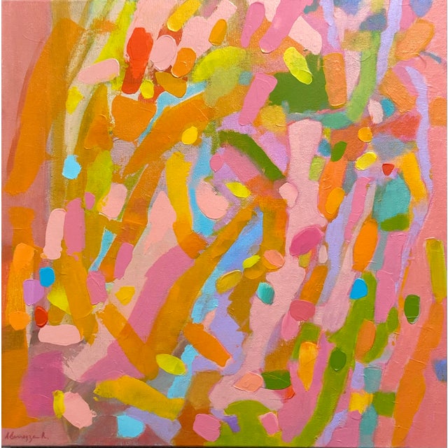 Textile Spring Equinox by Anne Carrozza Remick For Sale - Image 7 of 9