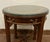 Lane Furniture Vintage Lane Chinese Chippendale Style Banded Mahogany Accent Table W Glass Top For Sale - Image 4 of 7