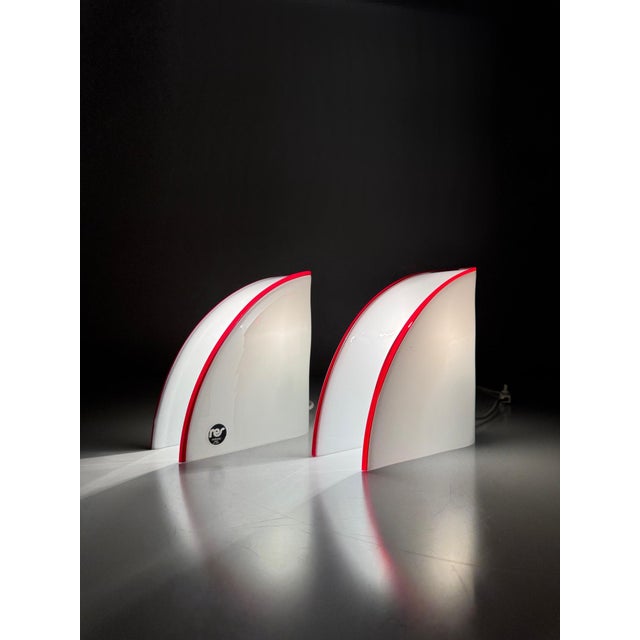 Murano Glass Table Lamps, Italy, 1970s, Set of 2 For Sale - Image 7 of 16