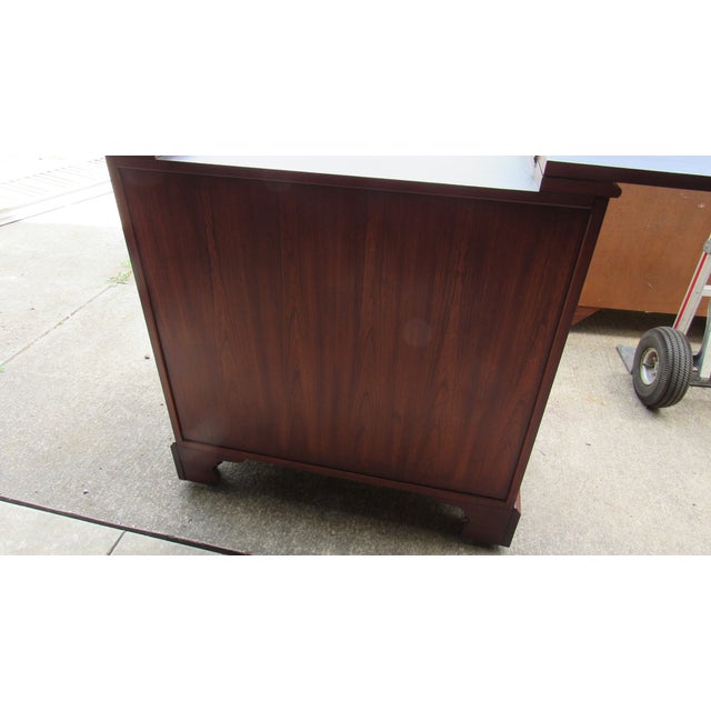 1980s Henkel Harris Server Bar Cherry Designer Chest For Sale - Image 9 of 9