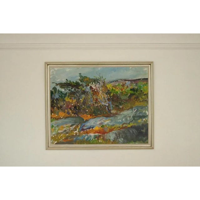 Per Falk, St Eriks Kulle, Marstrand, 1970s, Oil on Canvas, Framed For Sale - Image 7 of 11