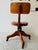 Farmhouse 1930s Vintage Oak Stenographer Chair With Adjustable Back, Swivel Seat & Patented Base For Sale - Image 3 of 11