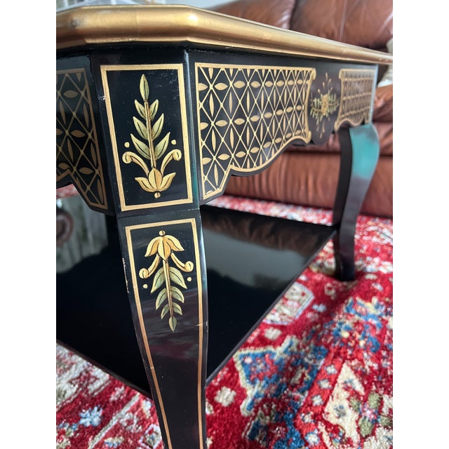 One of a Kind Hand Painted Coffee Table For Sale - Image 6 of 15