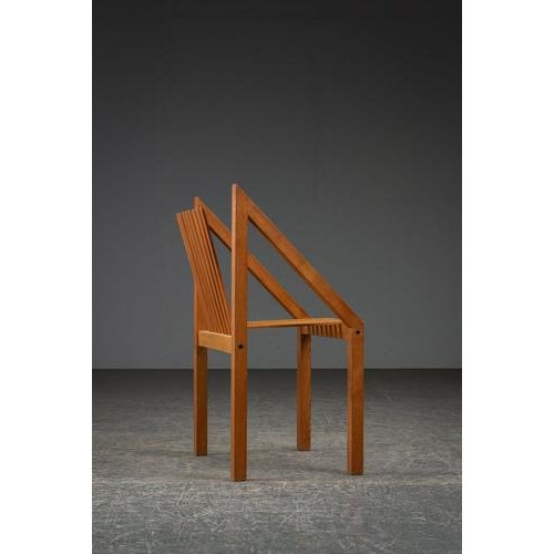 Architectural Accent Chair, 1980s For Sale - Image 13 of 18