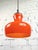 Vintage Orange Glass Pendant Lamp, Germany, 1970s For Sale - Image 6 of 17