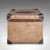 1900 - 1909 Antique Travel Trunk, English Canvas Case, Military Sporting Interest, Edwardian For Sale - Image 5 of 12