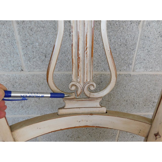 Late 20th Century Habersham French Country Lyre Back Dining Side Chairs - Set of 6 For Sale - Image 5 of 12