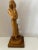 Vintage Val Robbins Old World Teakwood Sculpture Marked For Sale - Image 9 of 10