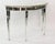 1930s French Serge Roche Style Hollywood Regency or Art Deco Mirrored Demilune Console Table For Sale - Image 10 of 14