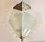 This Art Deco ceiling light, crafted from nickel-plated bronze and featuring eight frosted glass panels, perfectly...
