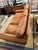 Pottery Barn Pottery Barn Turner Roll Arm Leather Sofa, Caramel For Sale - Image 4 of 12