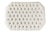 A substantial custom storage coffee table/ottoman featuring deep diamond button tufting in a neutral ivory-beige woven...