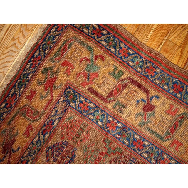 Late 19th Century 1880s Handmade Antique Persian Kurdish Rug For Sale - Image 5 of 8