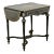 Louis XVI Style Ebonized Drop Leaf Desk For Sale