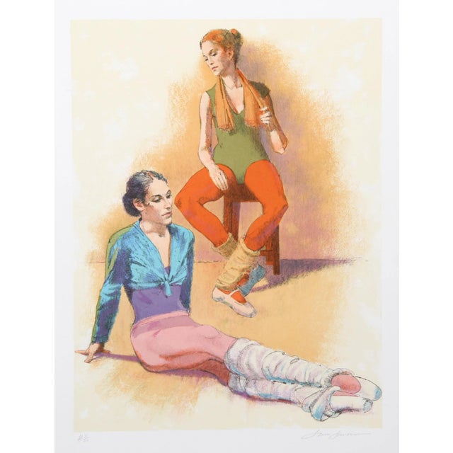 Modern Jim Jonson, Rehearsal, Lithograph For Sale - Image 3 of 3