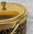 Metal Mid-Century Hollywood Regency Italian Gold & Black Ice Bucket For Sale - Image 7 of 10