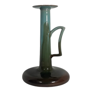 Clement Massier Golfe Juan Art Pottery Chamberstick c.1900