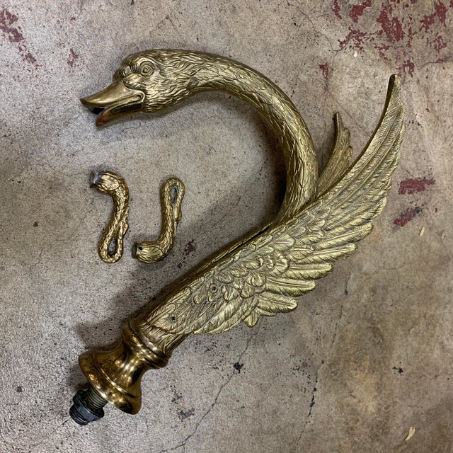 1940s Vintage Brass Swan Faucet Set 3 Pieces Chairish A wide variety of bronze swan basin faucet options are available to you, such as style, valve core material, and design style. 1940s vintage brass swan faucet set 3 pieces