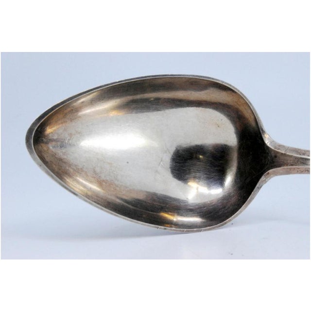Plain Silver Rice and Serving Spoon with Handle For Sale - Image 3 of 8