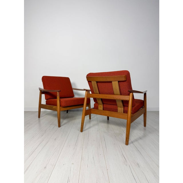 Elegant model fd 164 lounge chair designed by arne vodder for cado, denmark, during the 1960s. a true icon of danish mid-...