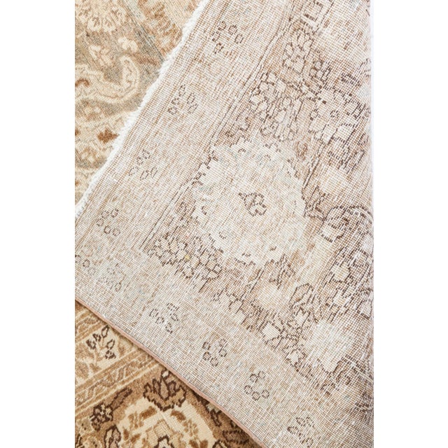 Authentic Persian Tabriz Handmade Wool Rug For Sale - Image 4 of 10