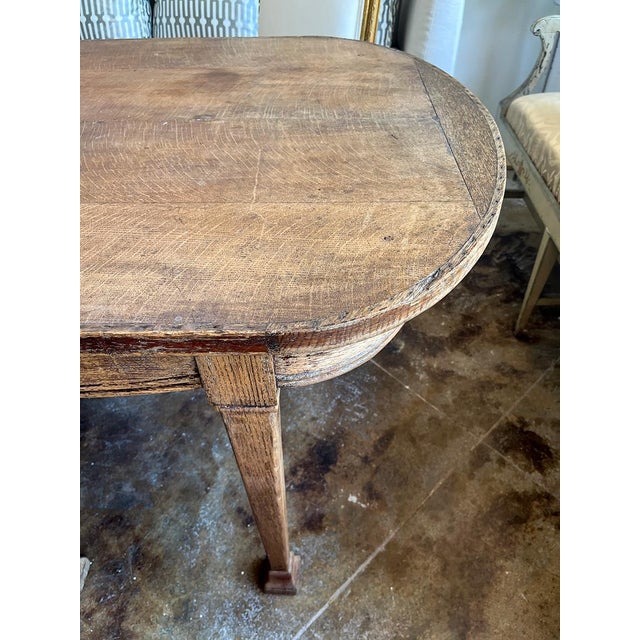 French 19th Century French Bleached Walnut Farm Table For Sale - Image 3 of 5