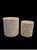 Ceramic Vintage Ceramic Faux Bamboo White Regency Style Planters Cache Pots- A Pair For Sale - Image 7 of 8
