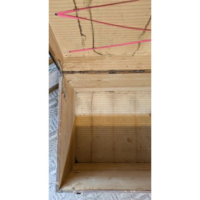 Antique Louis Vuitton Canvas Steamer Trunk (Large) For Sale In Dallas - Image 6 of 17