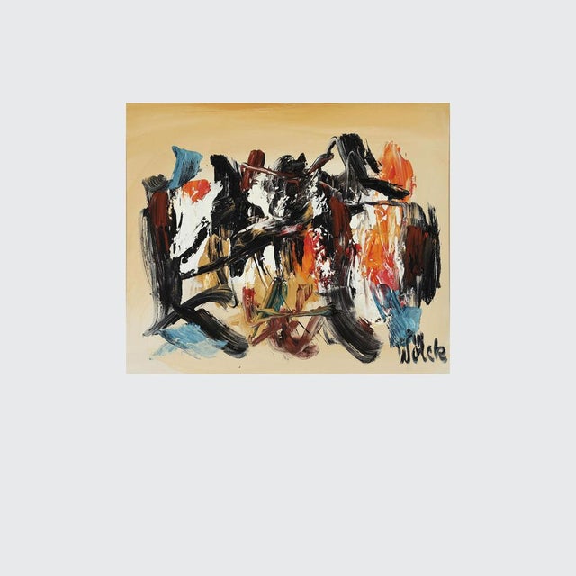 Preben Wölck, Autumn: Harvest, 1980s, Oil on Canvas, in Very Good conditions. Designed 1980 to 1989